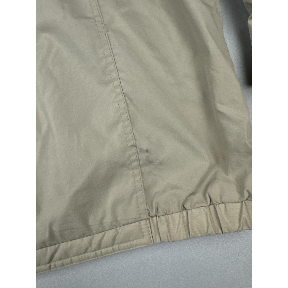 Vintage Members Only Jacket Tan Cafe Racer Cotton Blend L - Picture 12 of 16